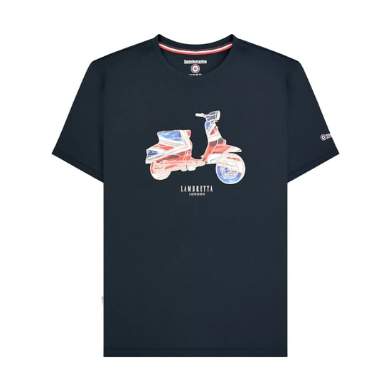 Lambretta - "AW24" T-Shirt für Herren (Marineblau) - Image 1
