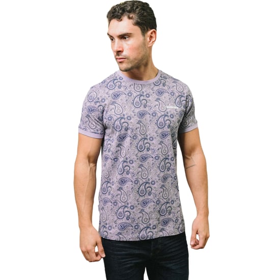 Lambretta - "SS25" T-Shirt für Herren (Abenddämmerung/Grau) - Image 3