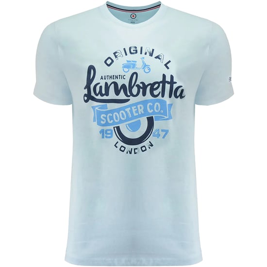 Lambretta - T-Shirt für Herren (Kühles Blau) - Image 1
