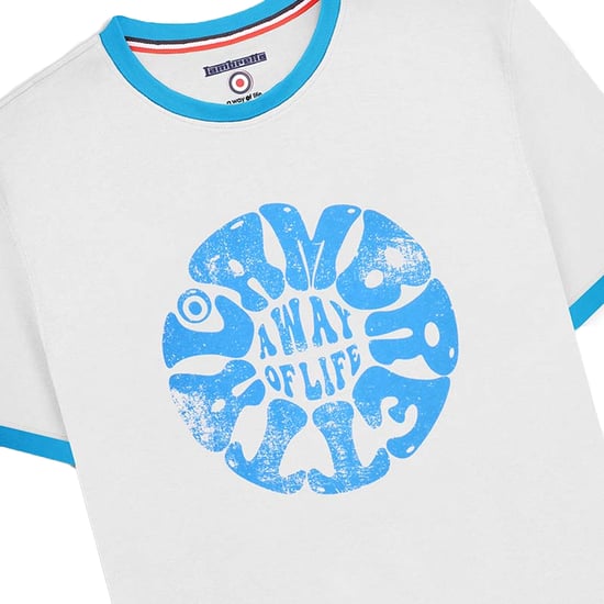 Lambretta - "SS24" T-Shirt Ringer-Stil für Herren - Festival (Weiß) - Image 2