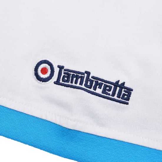 Lambretta - "SS24" T-Shirt Ringer-Stil für Herren - Festival (Weiß) - Image 3