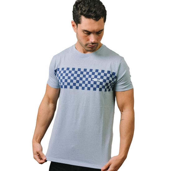 Lambretta - "AW24" T-Shirt Verkleidet für Herren (Blau/Dunkelblau) - Image 3