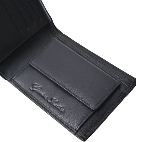 Lambretta - Leder Brieftasche Gestanzt (Schwarz) - Image 3