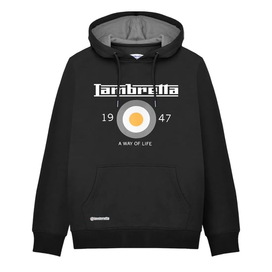 Lambretta - "AW24" Kapuzenpullover für Herren (Schwarz) - Image 1