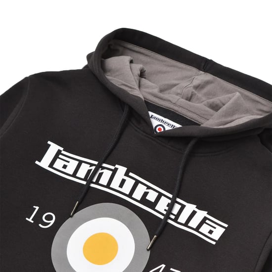 Lambretta - "AW24" Kapuzenpullover für Herren (Schwarz) - Image 3