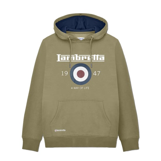 Lambretta - "AW24" Kapuzenpullover für Herren (Khakigrün) - Image 1