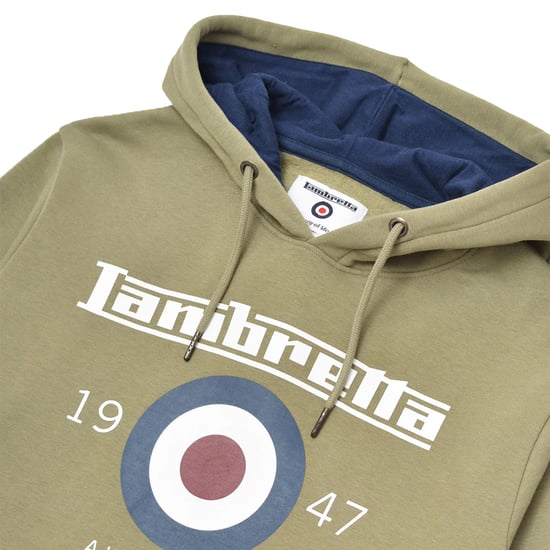 Lambretta - "AW24" Kapuzenpullover für Herren (Khakigrün) - Image 3