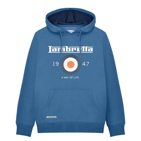 Lambretta - "AW24" Kapuzenpullover für Herren (Dunkelblau) - Image 1
