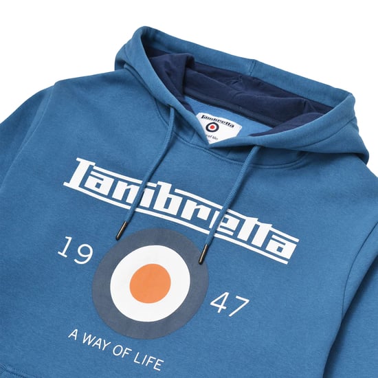 Lambretta - "AW24" Kapuzenpullover für Herren (Dunkelblau) - Image 3