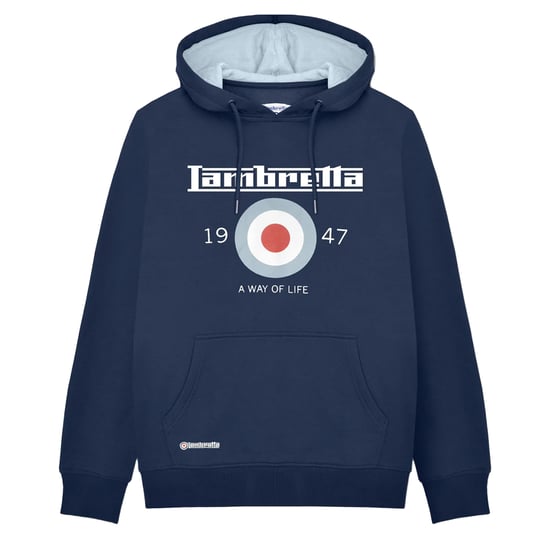Lambretta - "AW24" Kapuzenpullover für Herren (Marineblau) - Image 1