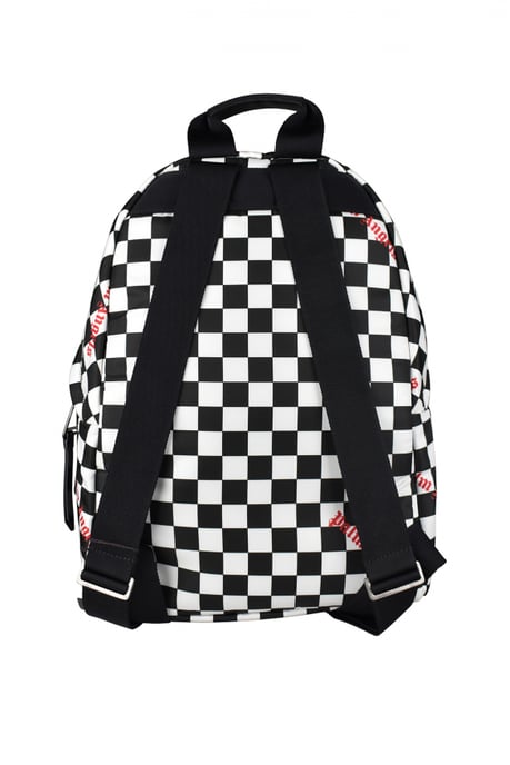 Palm Angels Rucksack Schachbrettmuster Weiß - Image 2