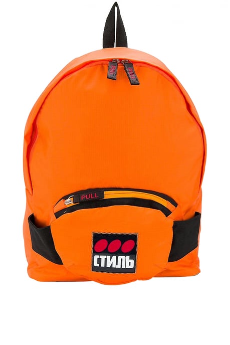 Heron Preston Rucksack Orange - Image 1