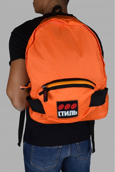Heron Preston Rucksack Orange - Image 3