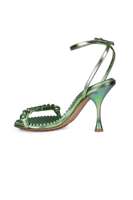 Bottega Veneta Dot Sandalen Grün - Image 2