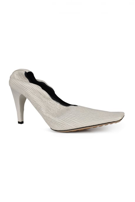 Bottega Veneta Crunch Pumps Weiß - Image 3