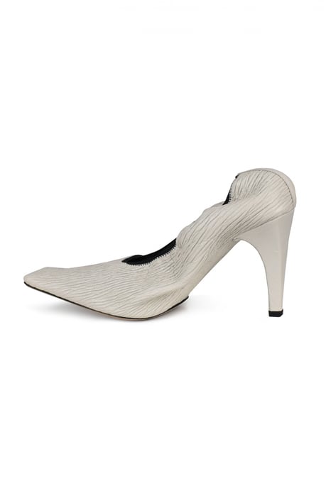 Bottega Veneta Crunch Pumps Weiß - Image 4