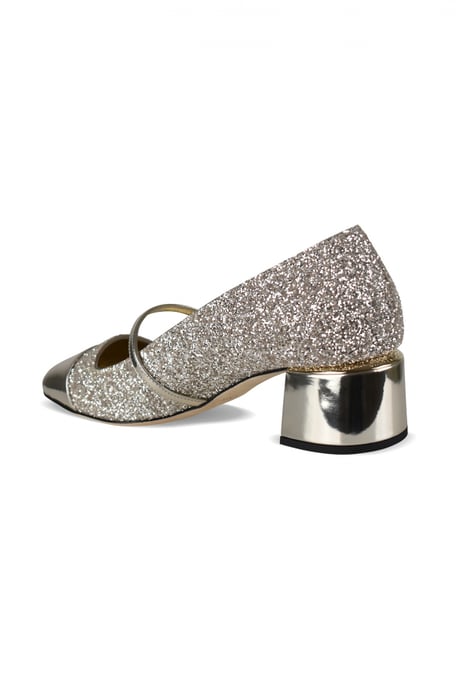Jimmy Choo Elisa 45 Pumps Gold - Image 3