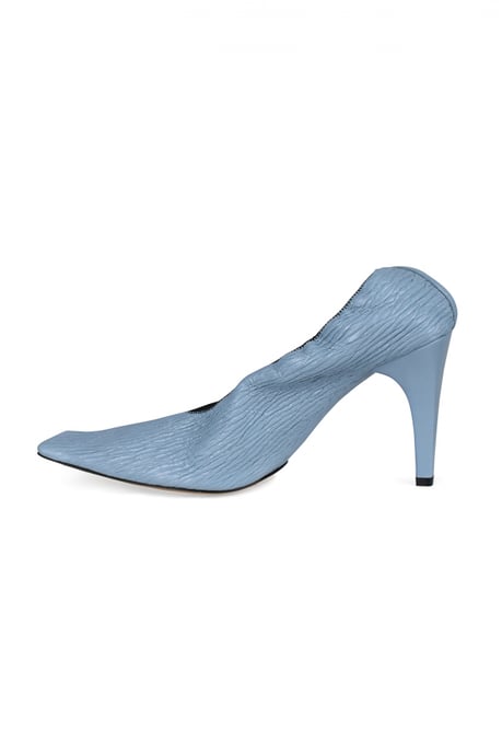 Bottega Veneta Crunch Pumps Blau - Image 4