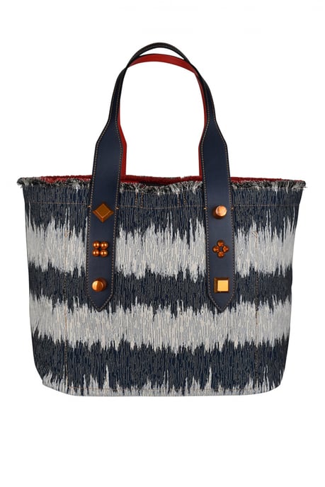 Christian Louboutin Mittelgroße Einkaufstasche Frangibus Blau - Image 2