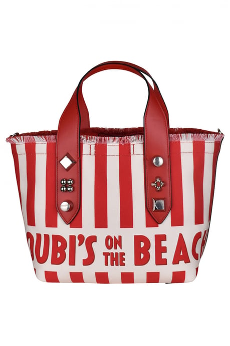 Christian Louboutin Kleine Tote Bag Frangibus Weiß - Image 1
