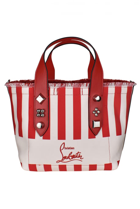 Christian Louboutin Kleine Tote Bag Frangibus Weiß - Image 2