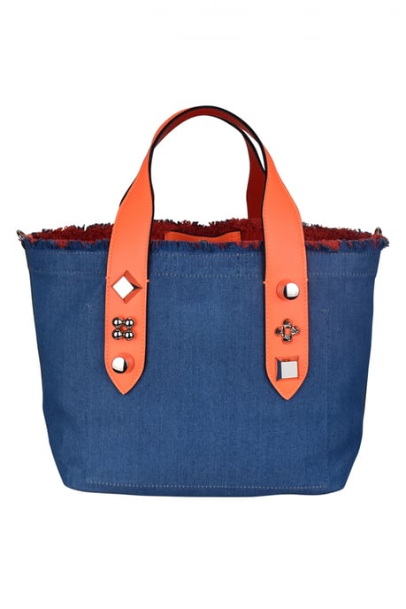 Christian Louboutin Kleine Tote Bag Frangibus Blau - Image 2
