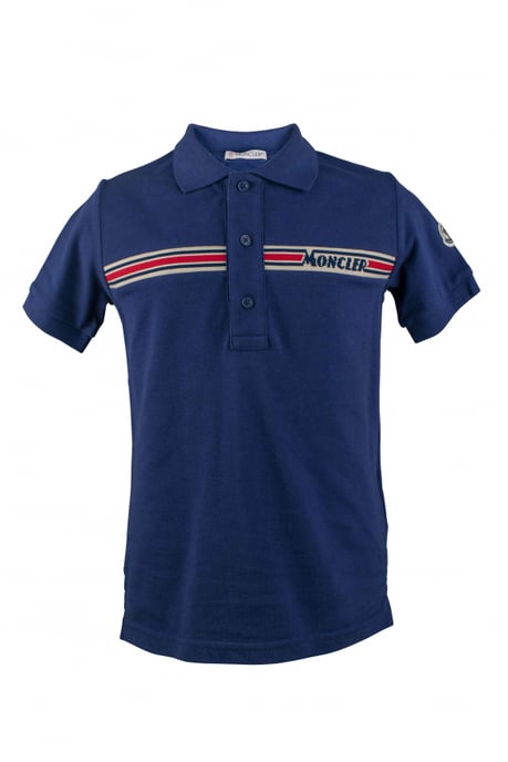 Moncler Poloshirt Blau - Image 1