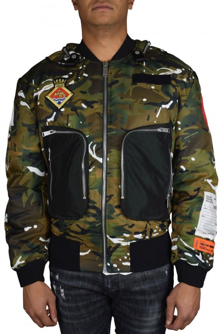 Heron Preston Bomberjacke Kaki - Image 2
