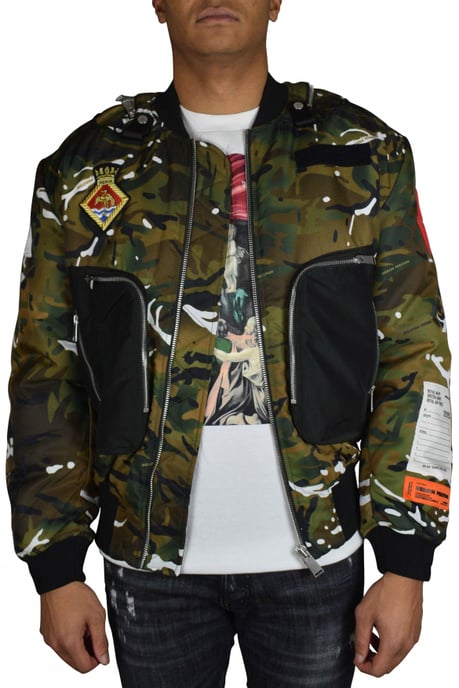 Heron Preston Bomberjacke Kaki - Image 3