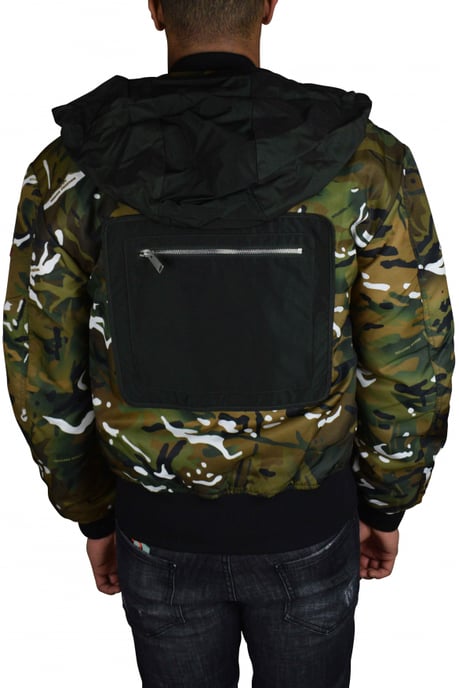Heron Preston Bomberjacke Kaki - Image 4