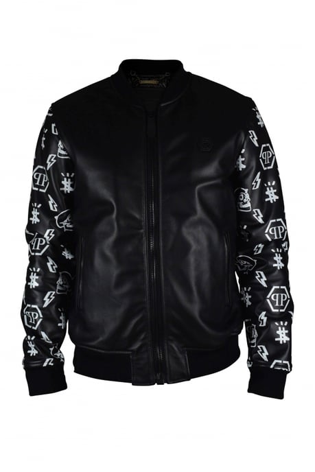 Philipp Plein Bomberjacke Schwarz - Image 1