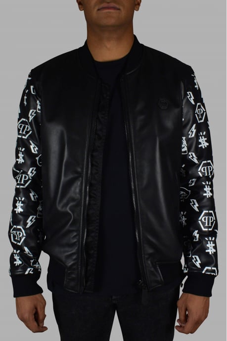 Philipp Plein Bomberjacke Schwarz - Image 2