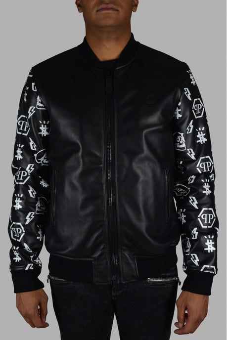 Philipp Plein Bomberjacke Schwarz - Image 3