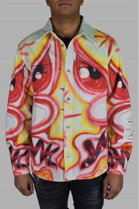 Heron Preston Mehrfarbige Jeansjacke Multi-Schieber - Image 3