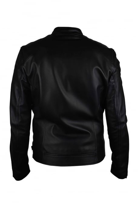 Philipp Plein Biker Jacke Schwarz - Image 3