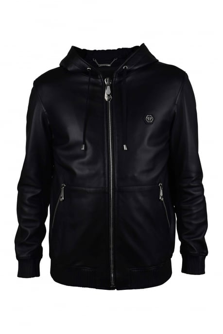Philipp Plein Kapuzenjacke Schwarz - Image 1