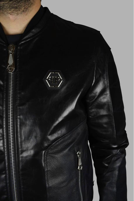 Philipp Plein Bomberjacke Schwarz - Image 3