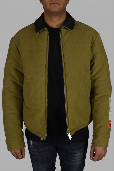 Heron Preston Daunenjacke Kaki - Image 1