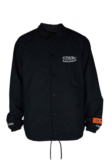 Heron Preston Jacke Schwarz - Image 1