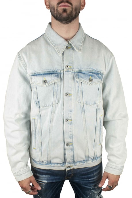 Off-White Jeansjacke Weiß - Image 2