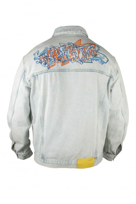 Off-White Jeansjacke Weiß - Image 3