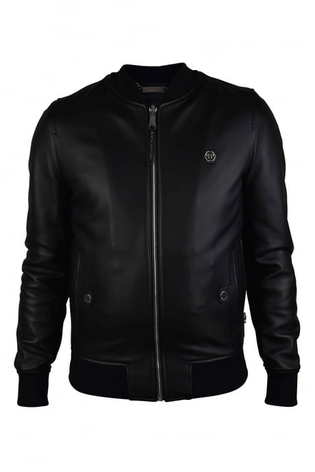 Philipp Plein Bomberjacke Schwarz - Image 1