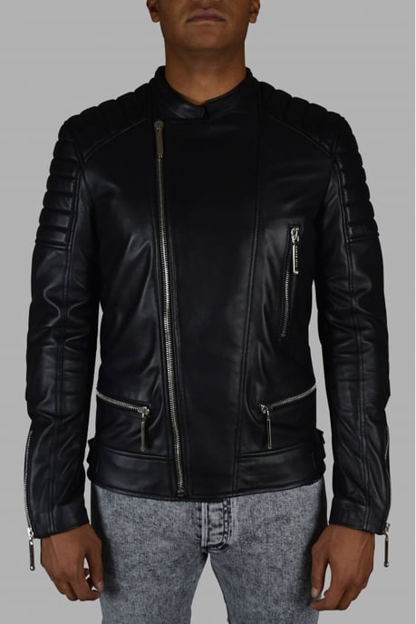 Philipp Plein Biker Jacke Schwarz - Image 2