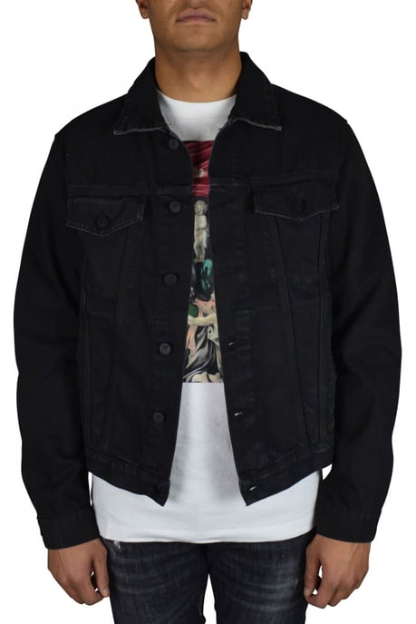 Off-White Jeansjacke Schwarz - Image 2