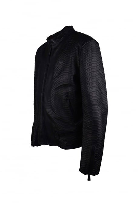 Philipp Plein Biker Jacke Schwarz - Image 3