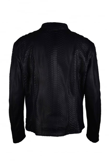 Philipp Plein Biker Jacke Schwarz - Image 4