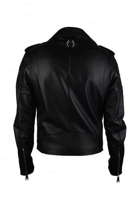 Philipp Plein Perfecto Jacke Schwarz - Image 3