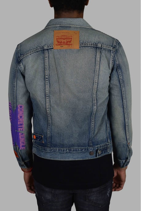 Heron Preston Jeansjacke Blau - Image 3