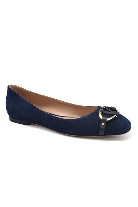 Valentino Garavani Ballerinas aus Wildleim Blau - Image 3