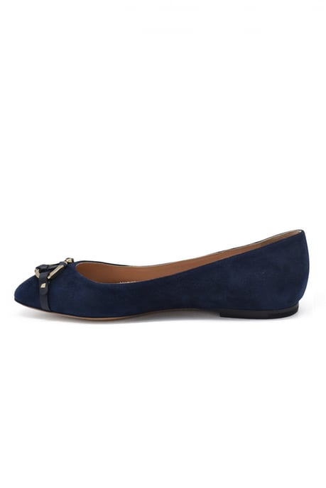 Valentino Garavani Ballerinas aus Wildleim Blau - Image 4